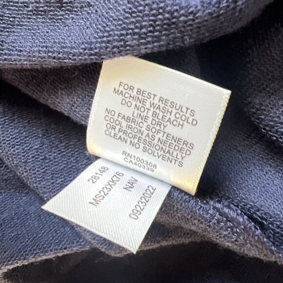 Peter Millar Sweater Mens S Blue 1/4 Zip Pullover Merino Wool Blend Outdoors NWT - Picture 8 of 12